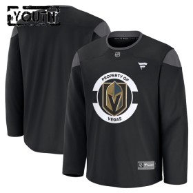 Maillot de Hockey Vegas Golden Knights Personnaliser Fanatics Team Practice 2024-25 Noir - Enfant